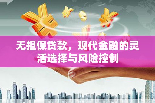 杨浦无担保贷款，现代金融的灵活选择与风险控制