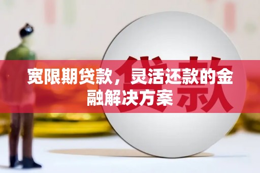 杨浦宽限期贷款，灵活还款的金融解决方案