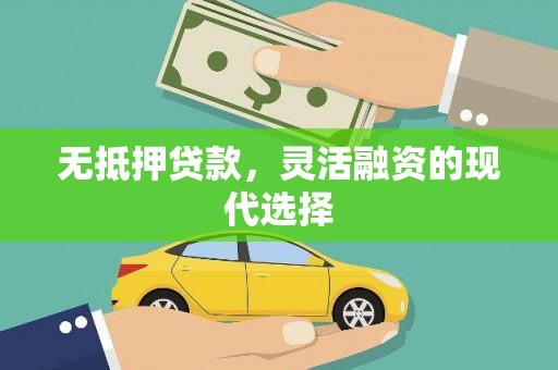 杨浦无抵押贷款，灵活融资的现代选择