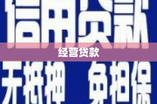 杨浦经营贷款