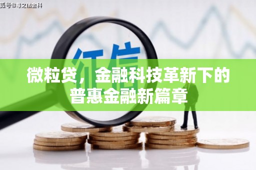 杨浦微粒贷，金融科技革新下的普惠金融新篇章